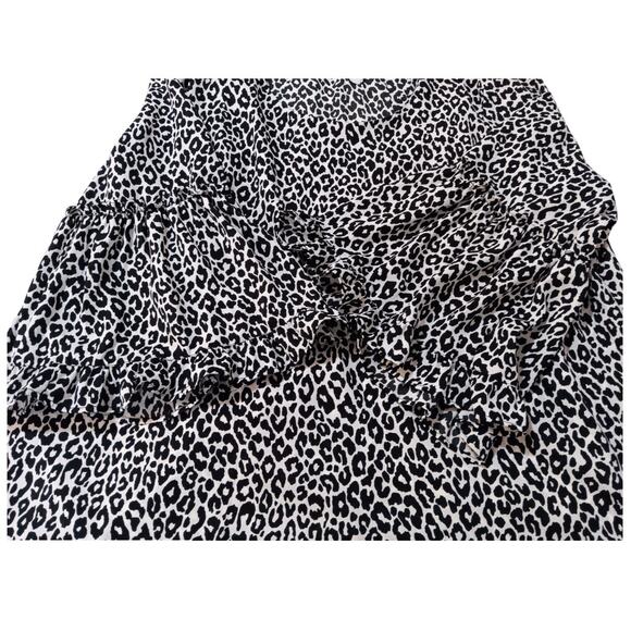 NEW JESSICA LONDON Blouse Tunic Top 18W Bell Sleeves Flowy Boho Animal Print - Picture 6 of 11